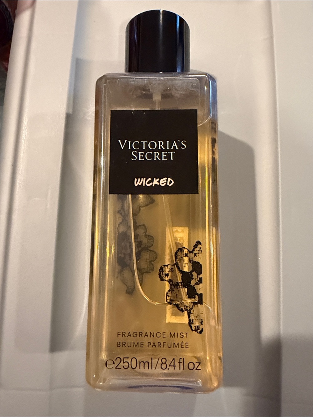 Victoria's Secret Wicked Fragrance Mist - Gold Bottle with Black Cap